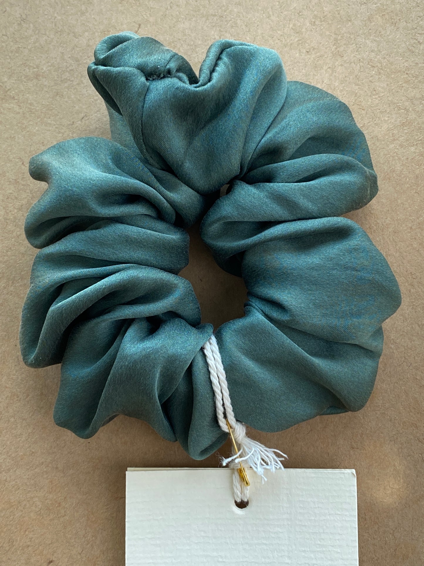 Silk Scrunchie Emerald
