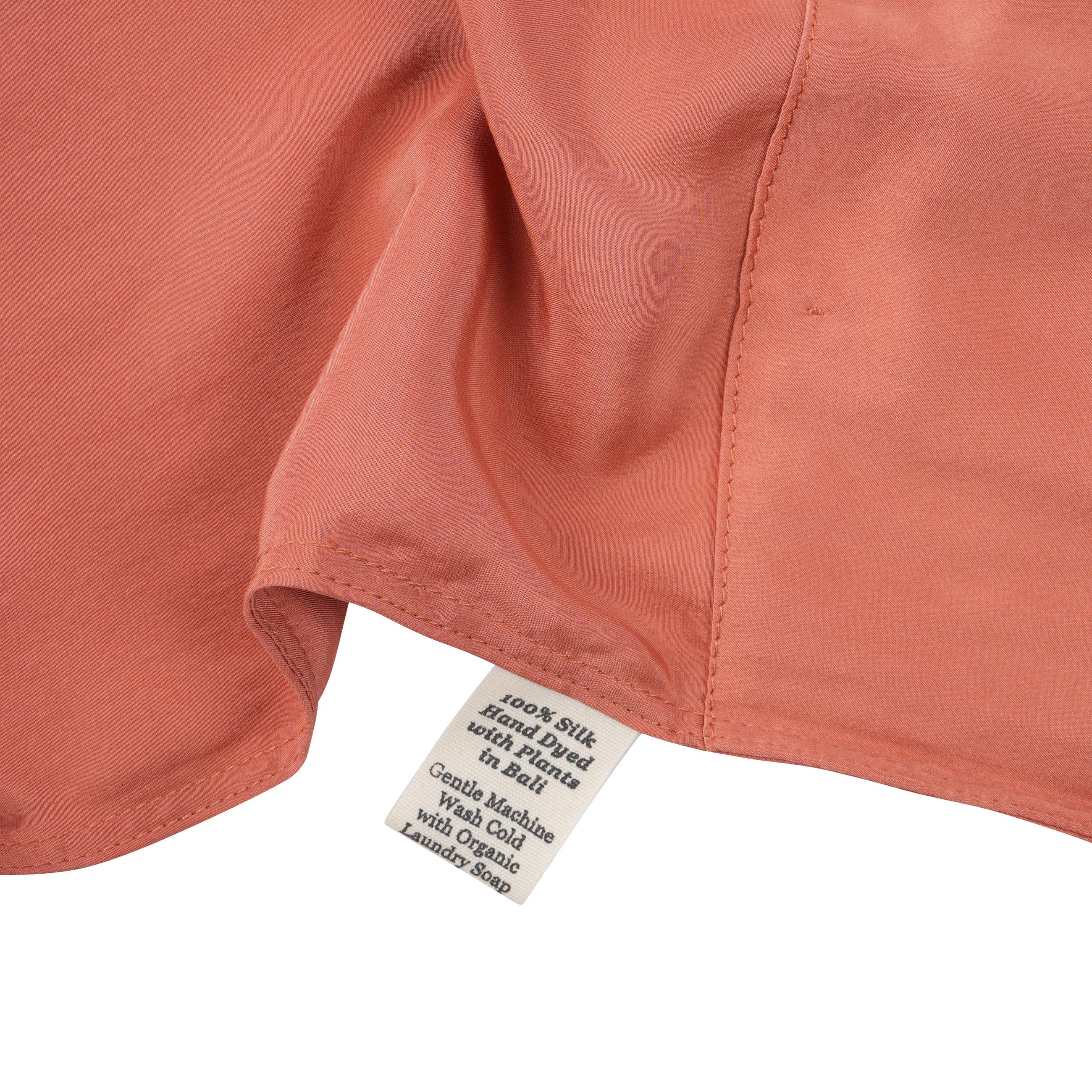 Red Coral Pillowcase in Pure Mulberry Silk