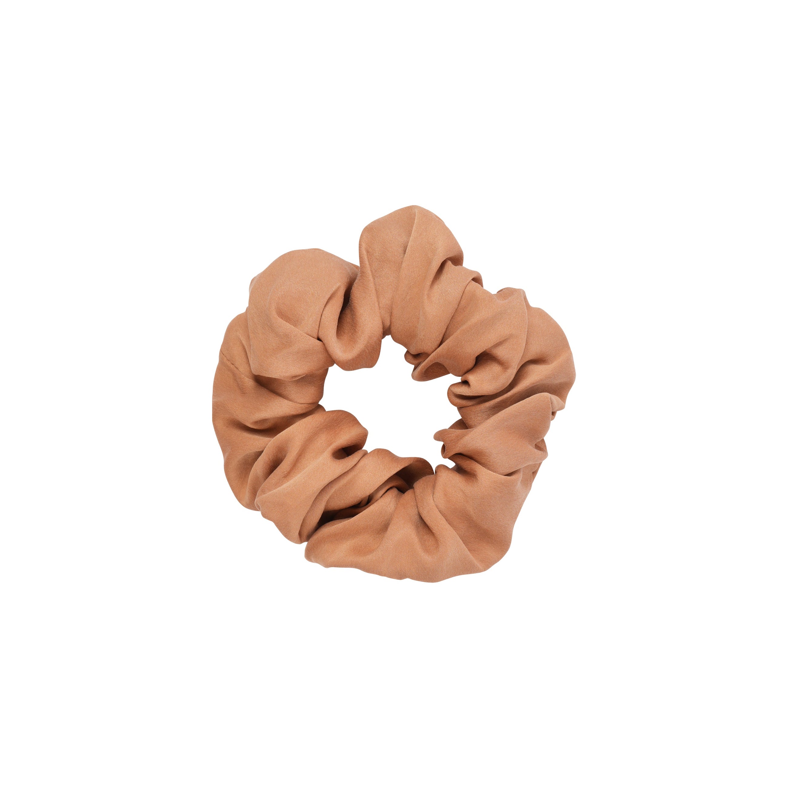 Clay Scrunchie in Pure Mulberry Silk