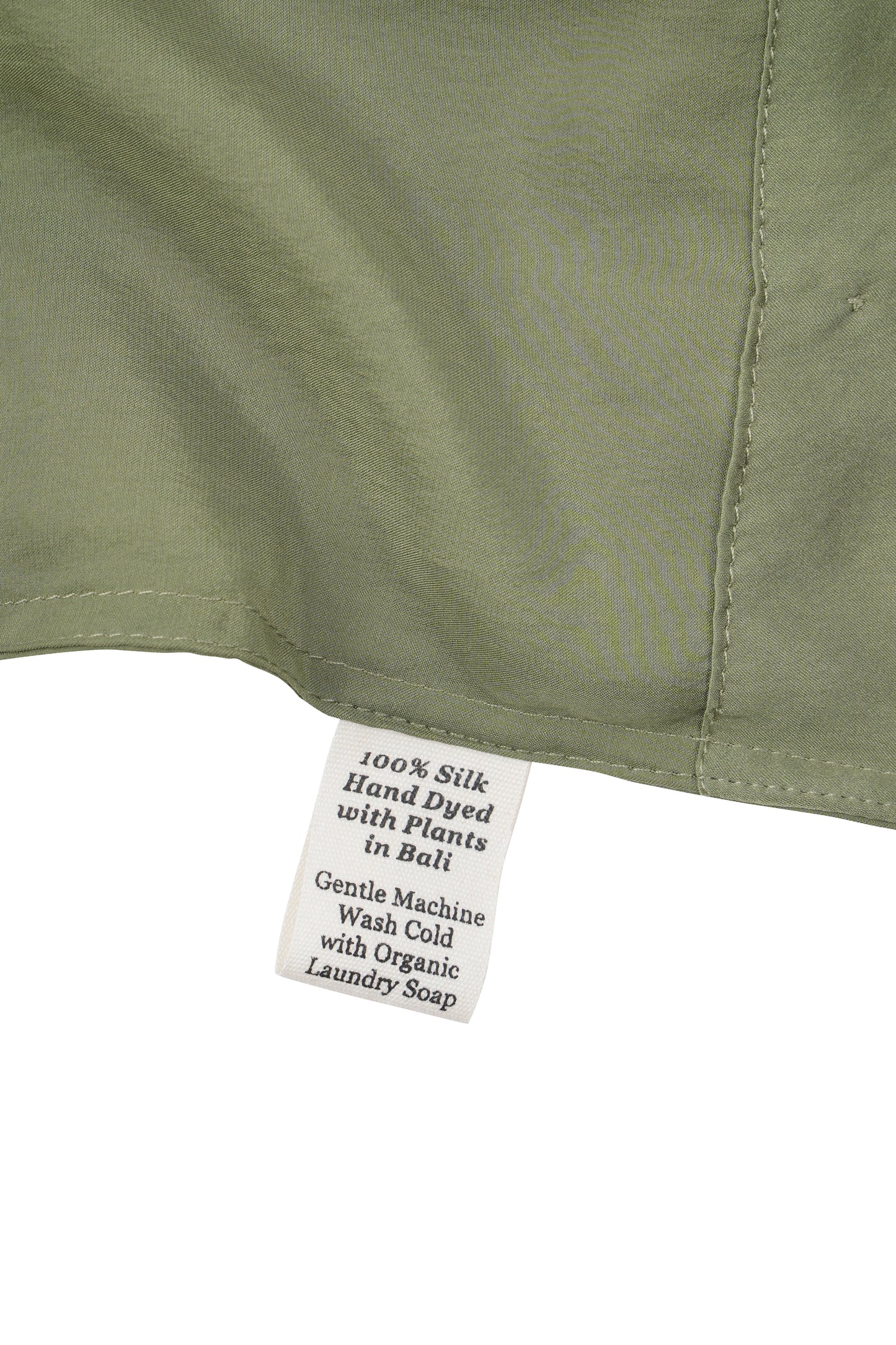 Moss Green Silk Pillowcase