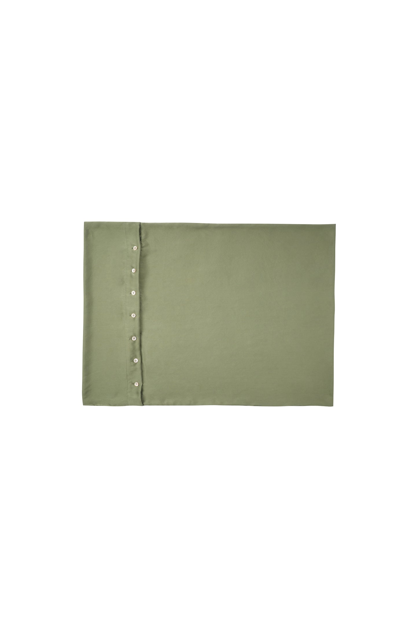 Moss Green Silk Pillowcase