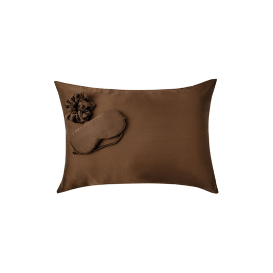 Chaga Brown Botanical Silk Sleep Set