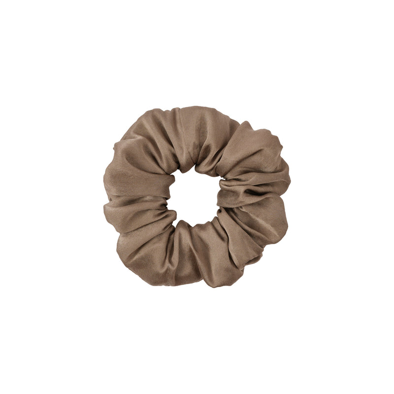 Bark Scrunchie in Pure Mulberry Silk