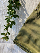 Olive Green in Pure Mulberry Silk