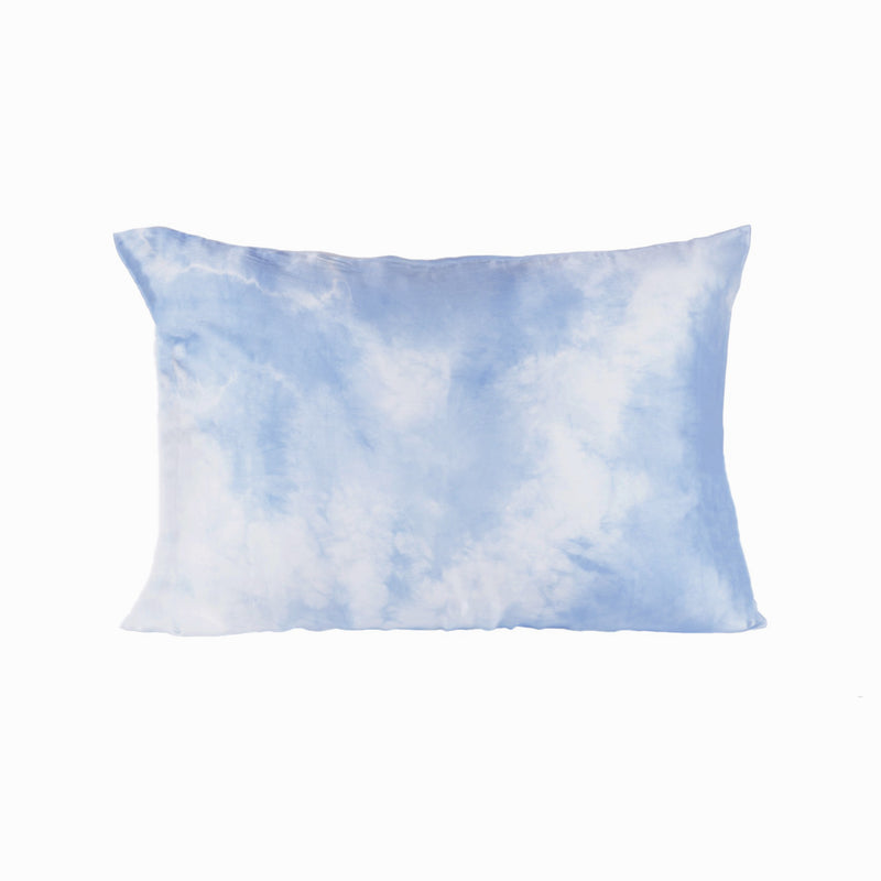 Silk Pillowcase Indigo Tie & Dye