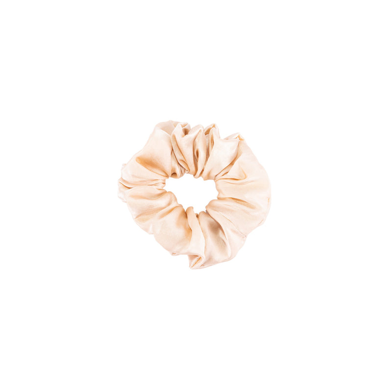 Quartz Rose Scrunchie in Pure Mulberry Silk