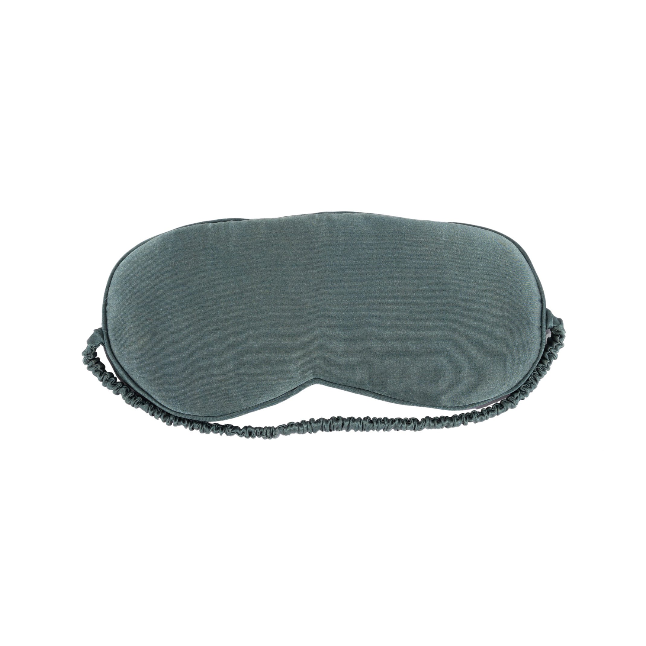 Sleep Mask Emerald Green in Pure Mulberry Silk