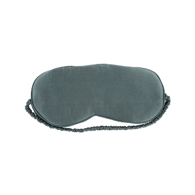 Sleep Mask Emerald Green in Pure Mulberry Silk