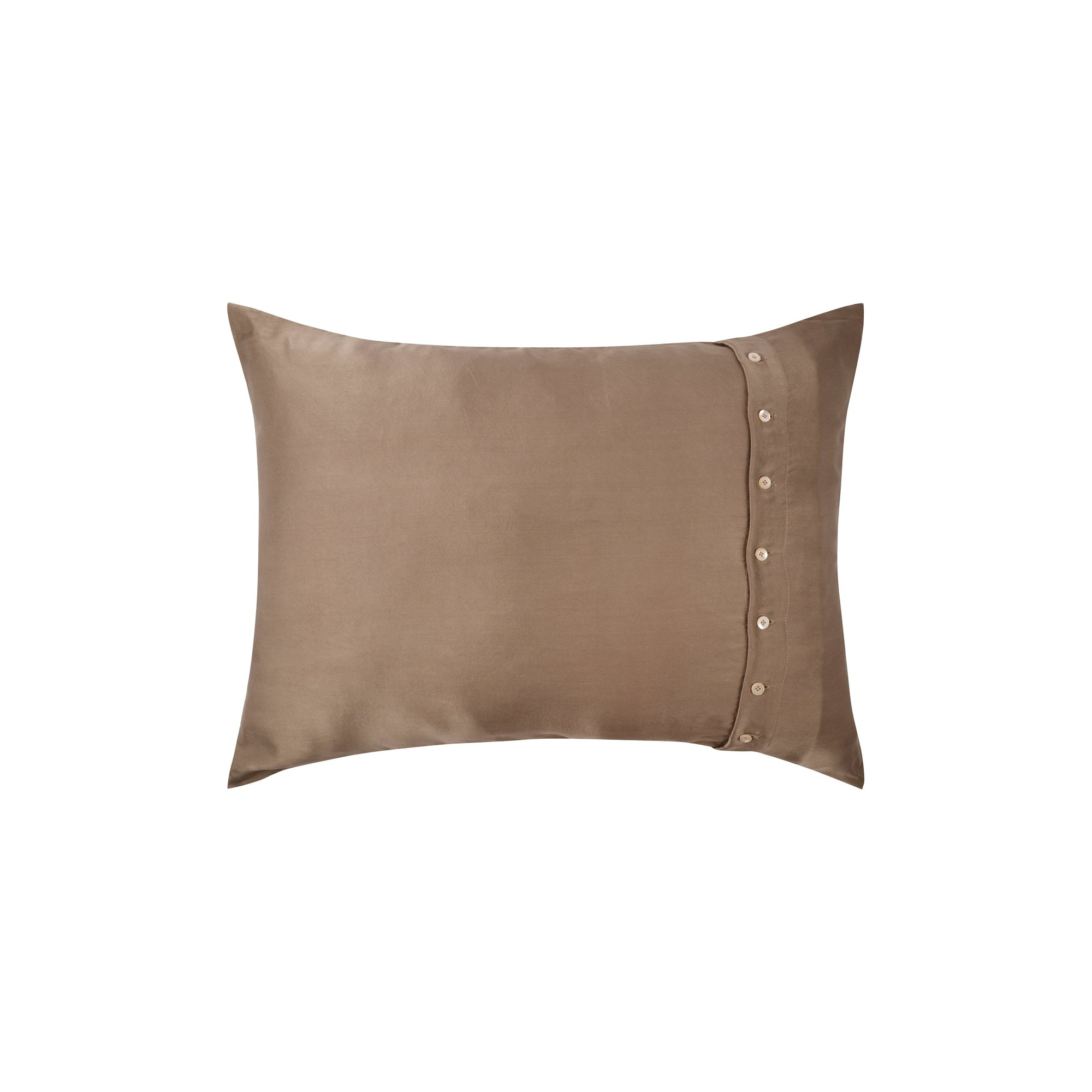 Taie d'oreiller en soie pure Bark
