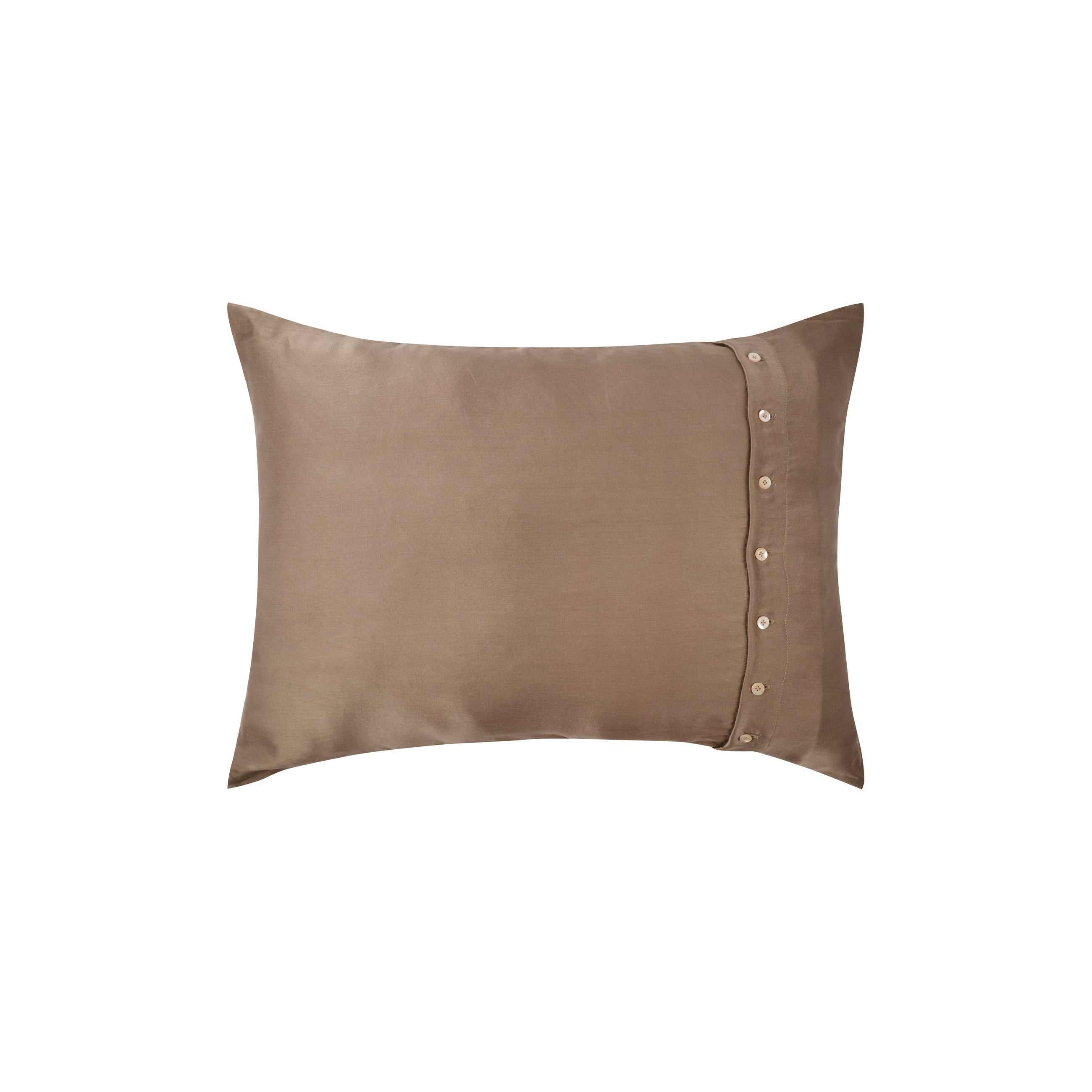 Taie d'oreiller en soie pure Bark