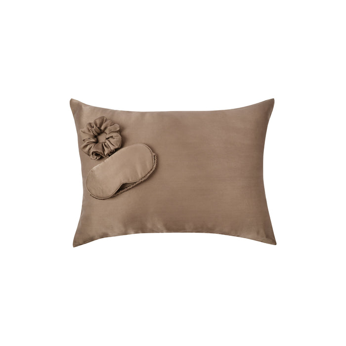 Bark Botanical Sleep Set in Pure Mulberry Silk