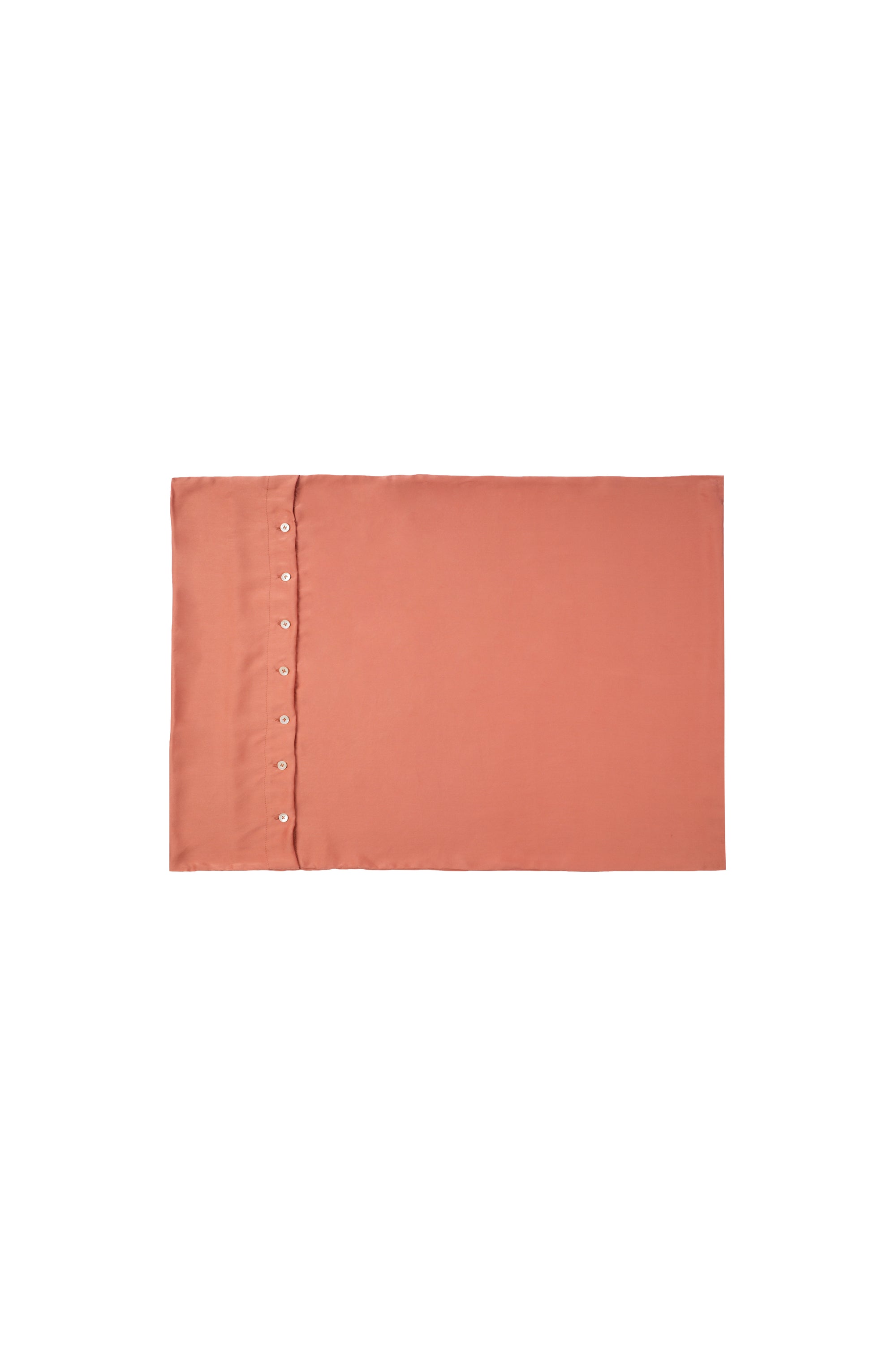 Red Coral Silk Pillowcase