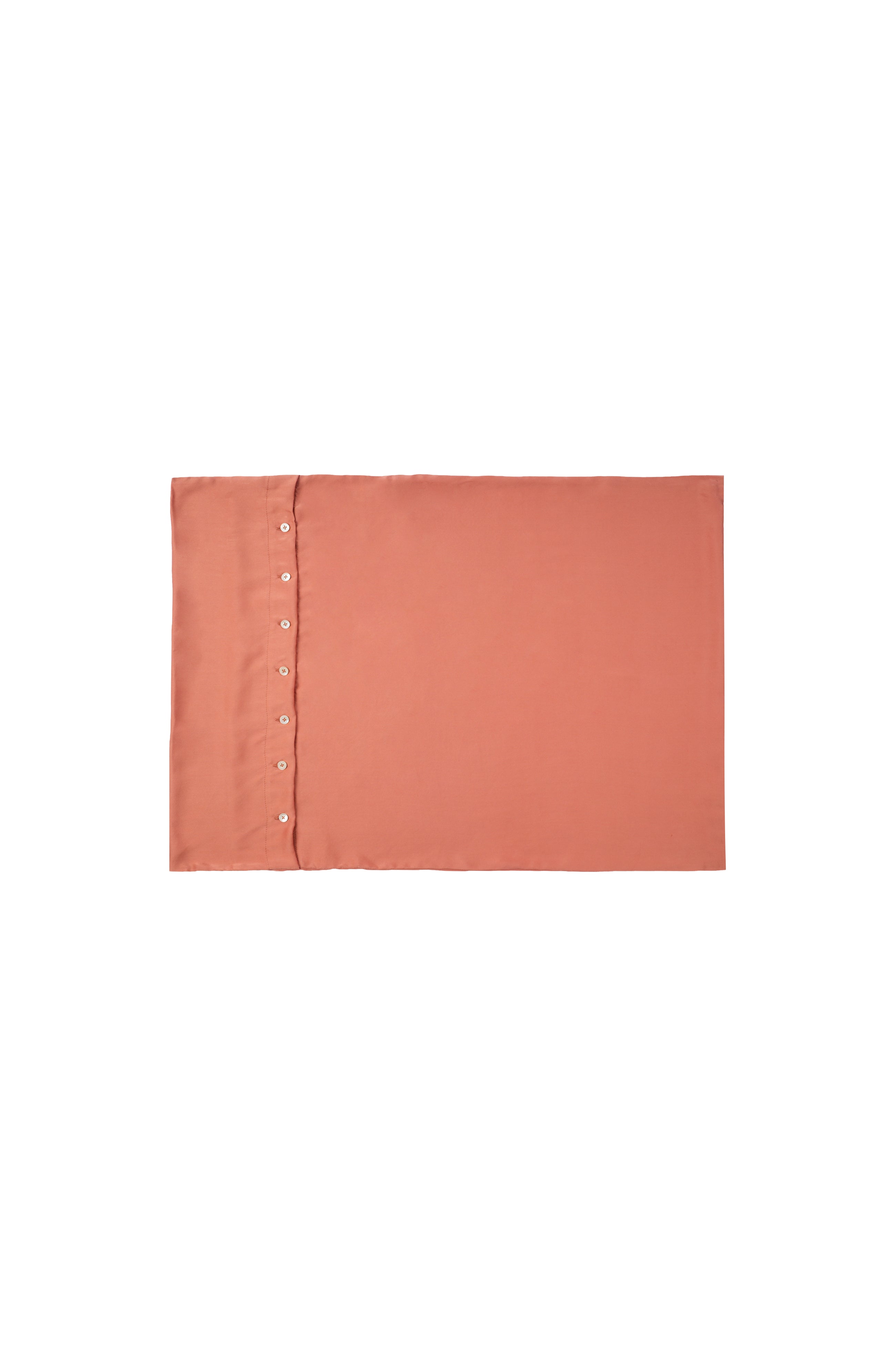 Red Coral Silk Pillowcase