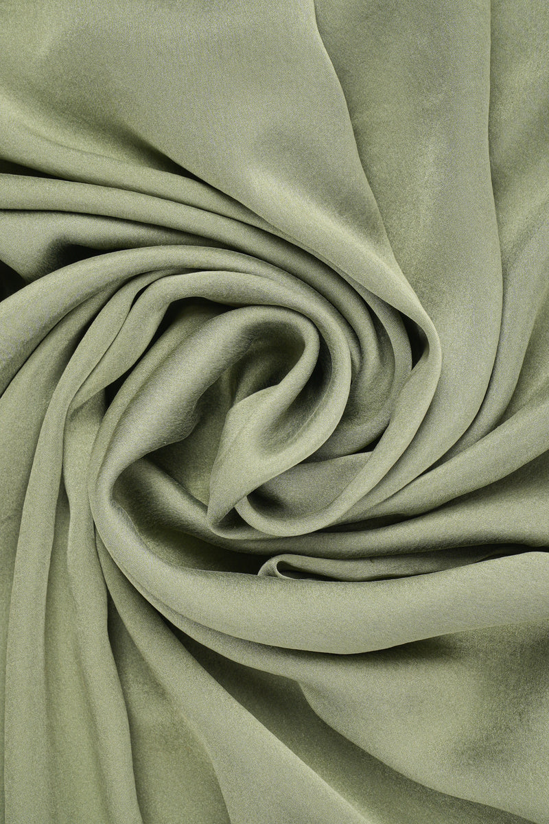 Plant-dyed mulberry silk pillowcase in Bark color, handmade in Bali