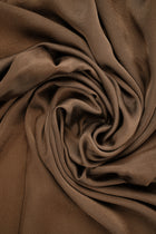 Plant-dyed mulberry silk pillowcase in Chaga Brown color, handmade in Bali