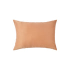 Plant-dyed mulberry silk pillowcase in Clay color, handmade in Bali