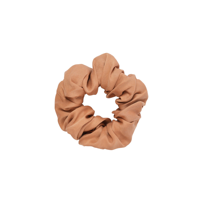 Clay Scrunchie in Pure Mulberry Silk