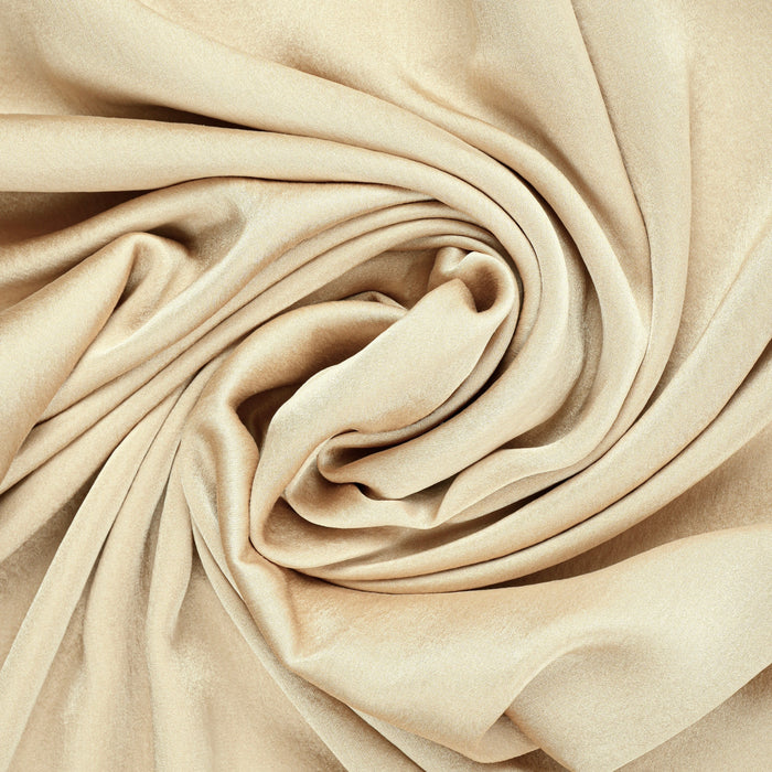 Plant-dyed mulberry silk pillowcase in Vanilla color, handmade in Bali